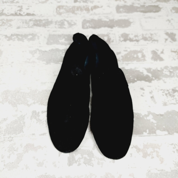 New Aquatalia Black Suede Round Toe Slip On Flats C247 - Picture 4 of 12